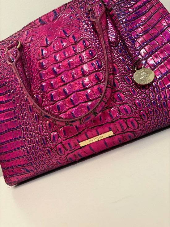 Brahmin Finley High-Voltage Satchel Bag - Picture 4 of 17